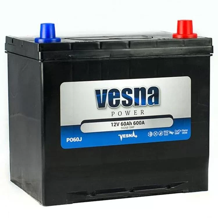 Аккумулятор автомобильный Vesna 60 Ah/12V Japan Euro (415 060) цена 2 935грн - фотография 2