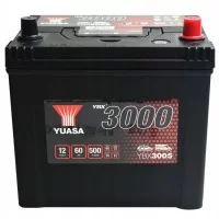 Аккумулятор автомобильный Yuasa 12V 60Ah SMF Battery (YBX3005)