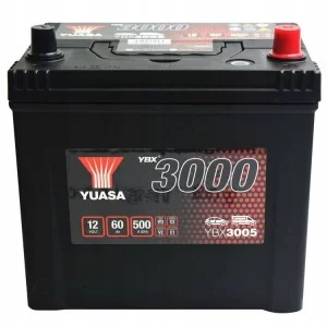 Акумулятор автомобільний Yuasa 12V 60Ah SMF Battery (YBX3005)