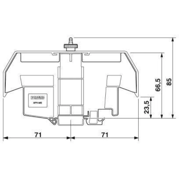 Защитный профиль AP-ME METER 3034361 Phoenix Contact цена 1 186грн - фотография 2