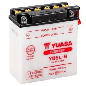 Мото аккумулятор Yuasa 12V 5.3Ah YuMicron Battery YB5L-B (сухозаряженый) (YB5L-B)