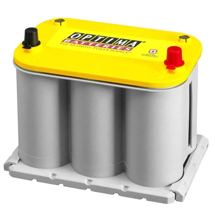 Аккумулятор Optima 12v 47ah/650a AGM Orbital (da) жовтий -+ b01 - монтажний фланець 10,5 мм (глибокий цикл) O840222000