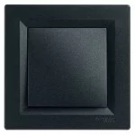 Выключатель 1-клавишный IP44 антрацит EPH0100271 Schneider Electric Asfora