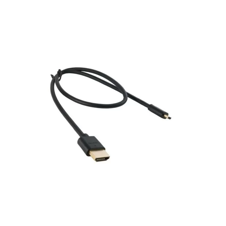 Кабель мультимедійний micro HDMI to HDMI 0.5m Extradigital (KBD1678)