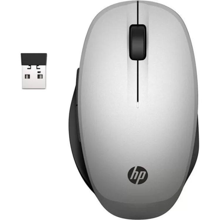 Мишка HP Dual Mode Bluetooth/Wireless Silver (6CR72AA) відгуки - зображення 5