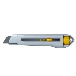 Нож монтажный Sigma металлический корпус, лезвие 18мм, винтовой замок (8211011)