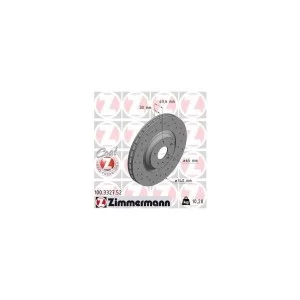 Тормозной диск ZIMMERMANN 100.3327.52