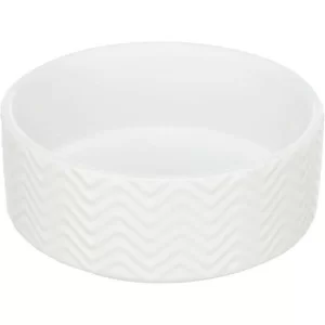 Посуд для собак Trixie Миска керамічна 1.6 л/20 см (біла) (4011905250250)