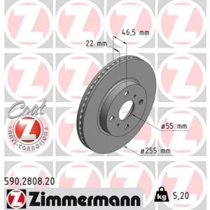 Гальмівний диск ZIMMERMANN 590.2808.20
