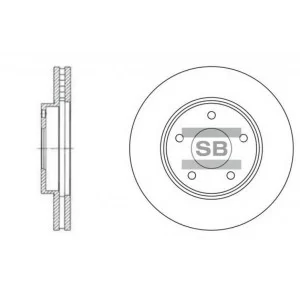 Тормозной диск HI-Q SD4202