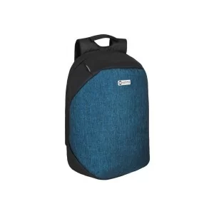 Рюкзак шкільний Optima Anti-theft" 17 Чорний із синім (O97366-02)