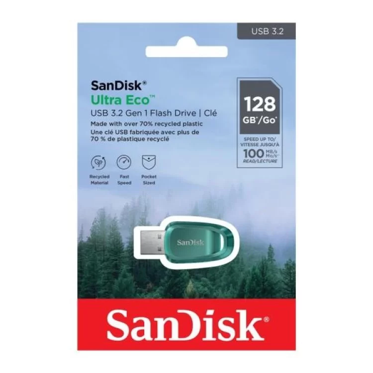 USB флеш накопитель SanDisk 128GB Ultra Eco USB 3.2 (SDCZ96-128G-G46) отзывы - изображение 5