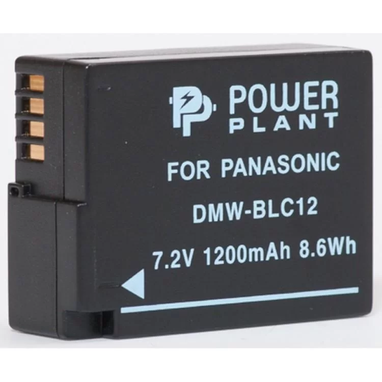 Акумулятор до фото/відео PowerPlant Panasonic DMW-BLC12, DMW-GH2 (DV00DV1297) ціна 1 592грн - фотографія 2