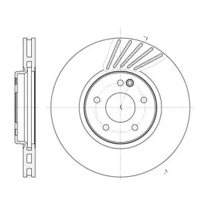Тормозной диск REMSA 61127.10