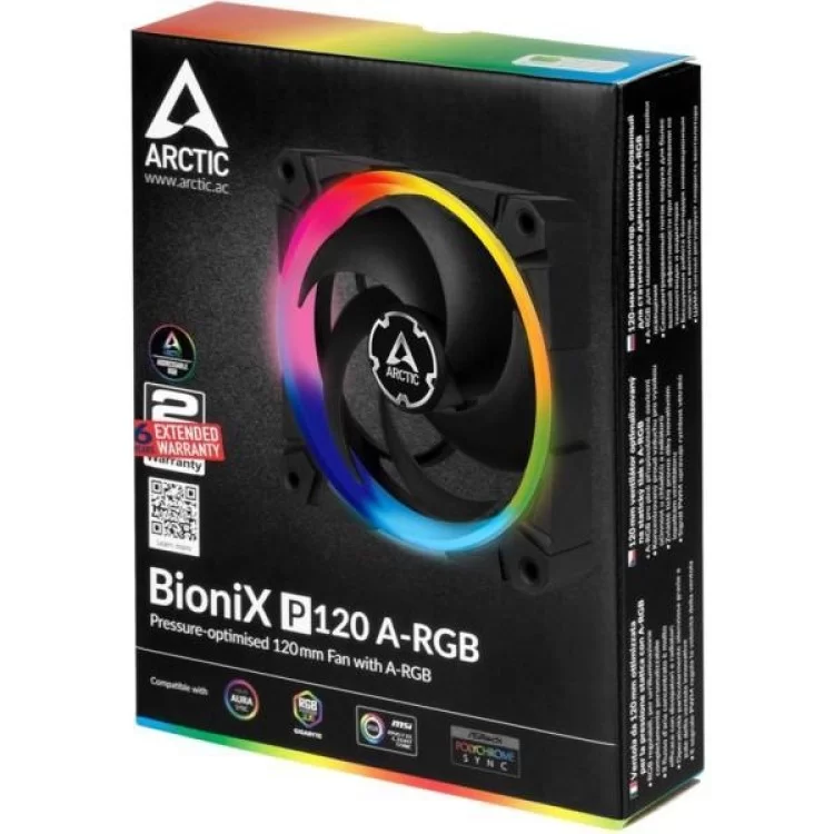 Кулер для корпуса Arctic BioniX P120 A-RGB (ACFAN00146A) характеристики - фотография 7