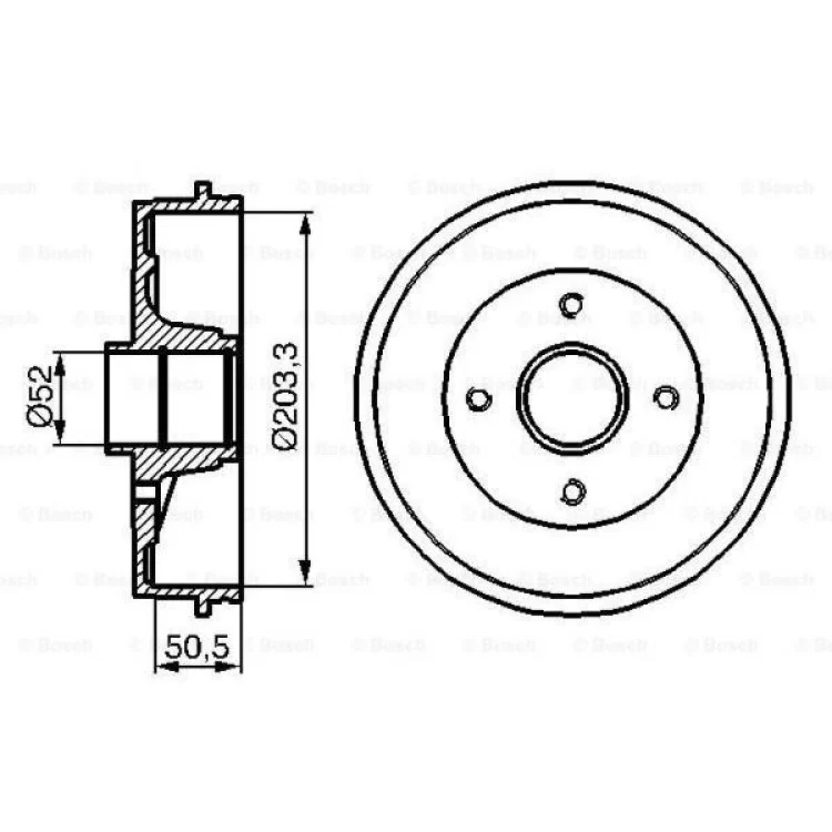 Гальмівний барабан Bosch 0 986 477 120 відгуки - зображення 5