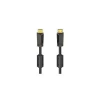 Кабель мультимедійний HDMI to HDMI 10.0m 4K Ethernet Gold Black Hama (00205009)