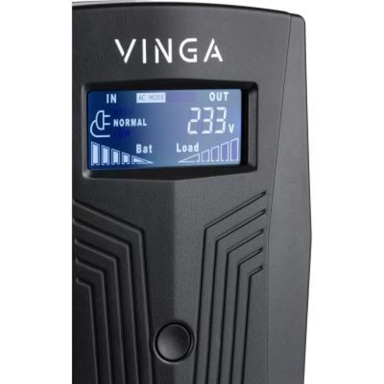 в продаже Источник бесперебойного питания Vinga LCD 600VA plastic case with USB (VPC-600PU) - фото 3