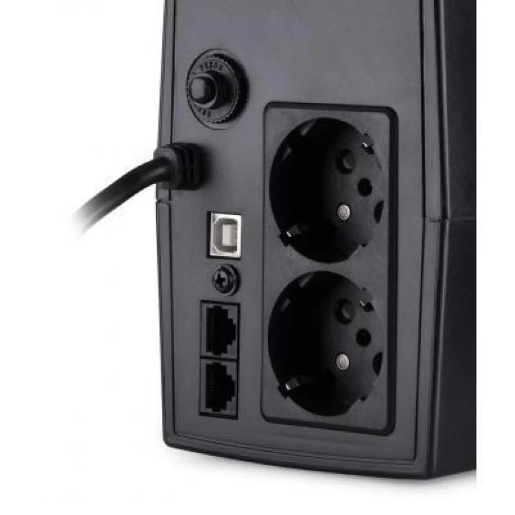 Источник бесперебойного питания Vinga LCD 600VA plastic case with USB (VPC-600PU) обзор - фото 8