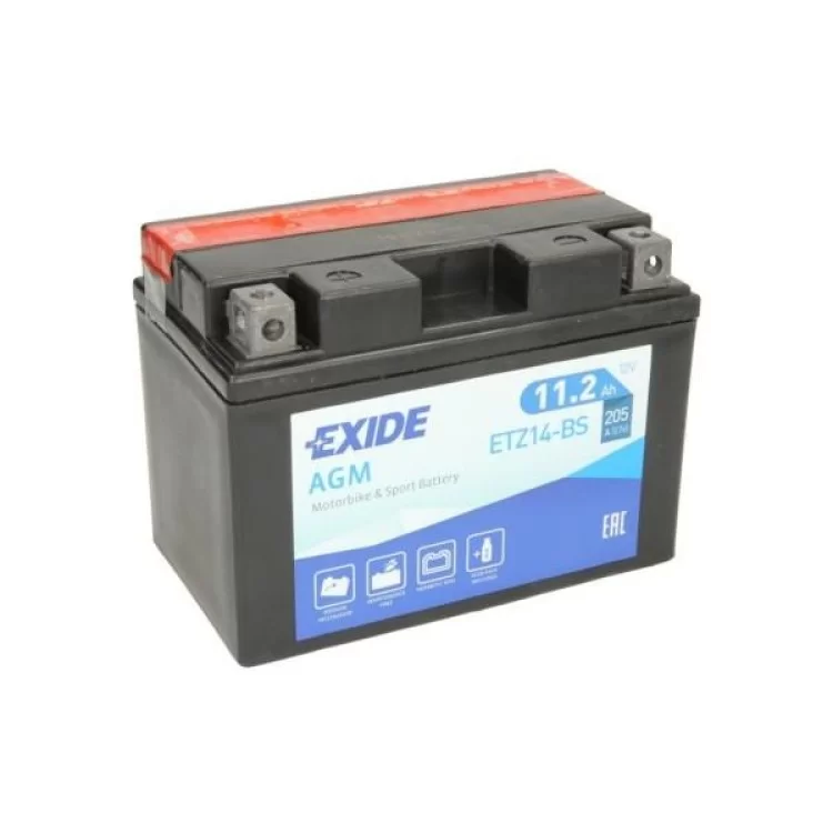 Аккумулятор автомобильный EXIDE AGM 11,2Ah (+/-) (205EN) (ETZ14-BS) отзывы - изображение 5