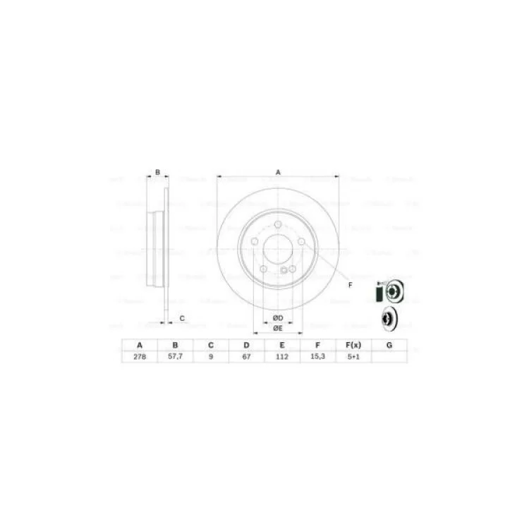 Тормозной диск Bosch 0 986 479 409 отзывы - изображение 5