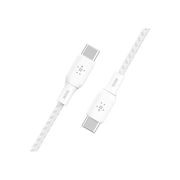 продаємо Дата кабель USB-C to USB-C 2.0m 100W white Belkin (CAB014BT2MWH) в Україні - фото 4