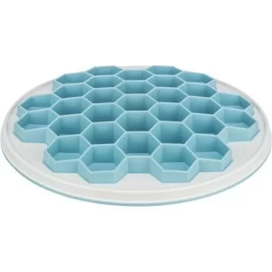 Посуда для собак Trixie Миска-улей для медленного кормления 30 см (голубая) (4011905250397)