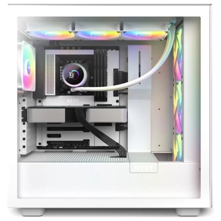 Система водяного охлаждения NZXT Kraken RGB 360mm AIO liquid cooler w/Display, (RL-KR360-W1) отзывы - изображение 5