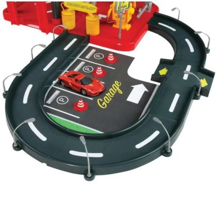 Ігровий набір Bburago Гараж Ferrari (3 уровня, 2 машинки 1:43) (18-31204) ціна 3 638грн - фотографія 2