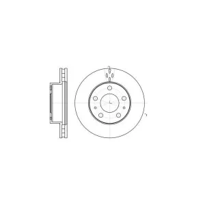 Тормозной диск REMSA 61016.10