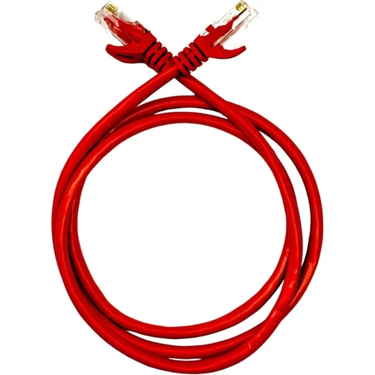 Патч-корд 1.5м UTP cat.5e, CU, 24AWG, red GEAR (GPC-UTPCURJ45-1.5R) цена 120грн - фотография 2