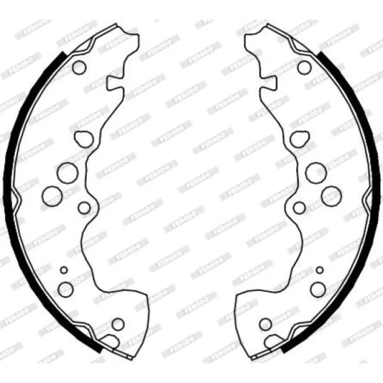 Гальмівні колодки FERODO FSB4115 ціна 2 289грн - фотографія 2