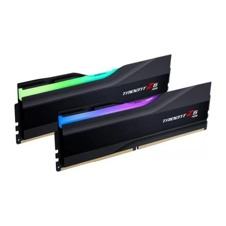 Модуль памяти для компьютера DDR5 32GB (2x16GB) 6000 MHz Trident Z5 RGB Black G.Skill (F5-6000J3040F16GX2-TZ5RK) цена 9 909грн - фотография 2