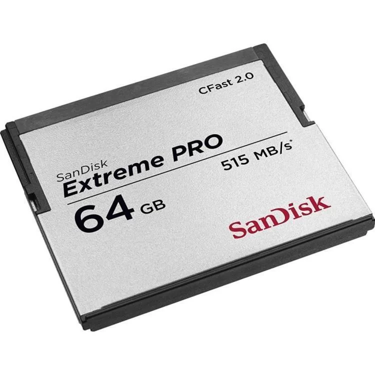 Карта памяти SanDisk 64GB CFast 2.0 Extreme Pro (SDCFSP-064G-G46D) цена 5 804грн - фотография 2