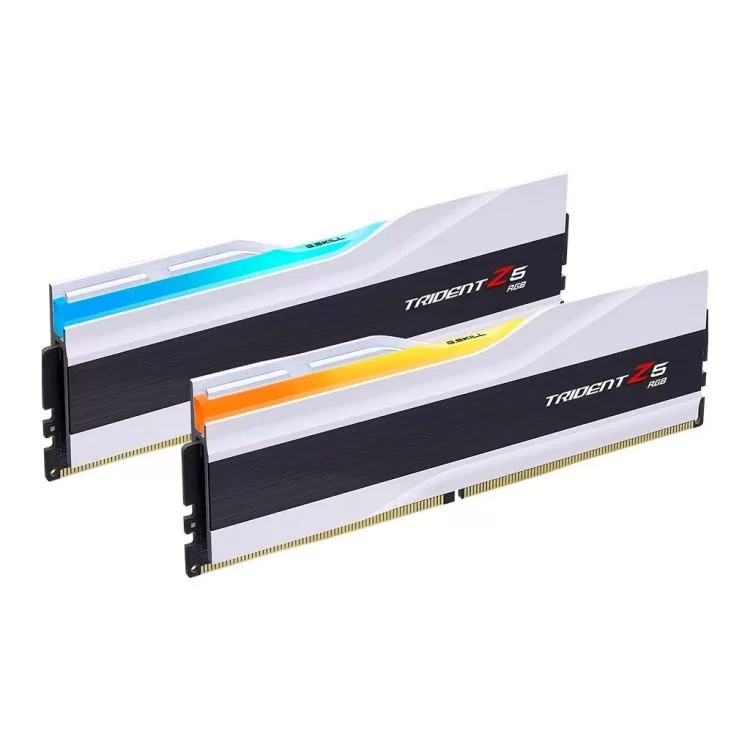 Модуль пам'яті для комп'ютера DDR5 64GB (2x32GB) 6400 MHz Trident Z5 RGB Matte White G.Skill (F5-6400J3239G32GX2-TZ5RW) ціна 16 619грн - фотографія 2