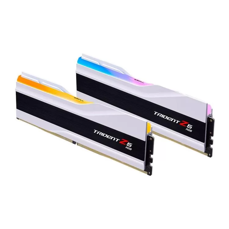 в продажу Модуль пам'яті для комп'ютера DDR5 64GB (2x32GB) 6400 MHz Trident Z5 RGB Matte White G.Skill (F5-6400J3239G32GX2-TZ5RW) - фото 3