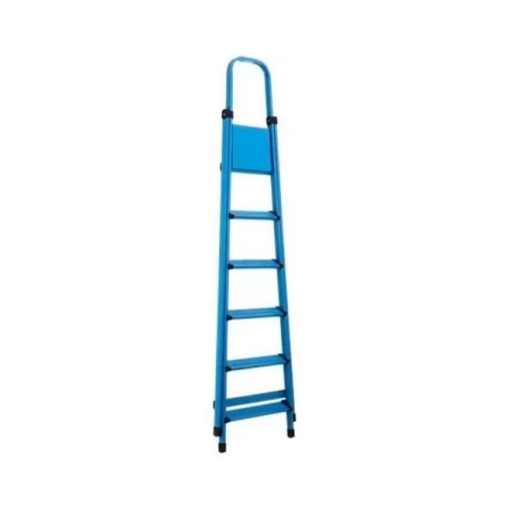Лестница Work's стремянка металлическая 406 6 сх., синяя (63273) цена 1 458грн - фотография 2