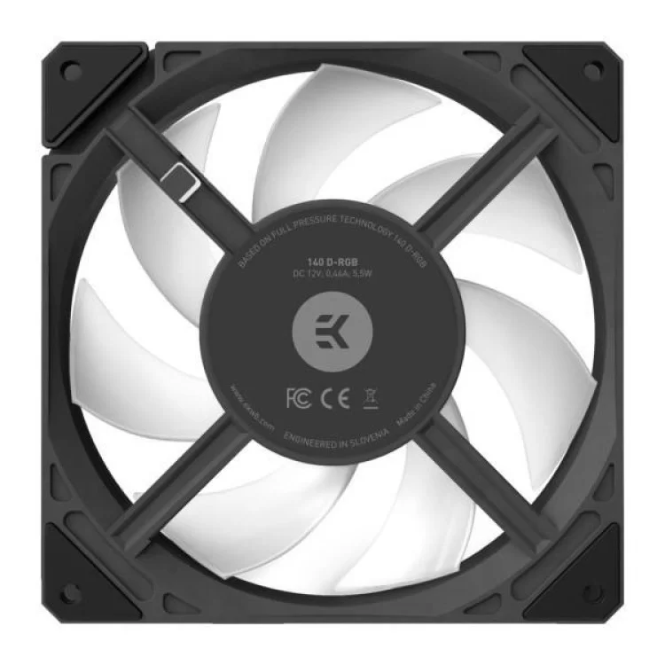 Кулер для корпуса Ekwb EK-Loop Fan FPT 140 D-RGB - Black (3831109897621) цена 2 375грн - фотография 2