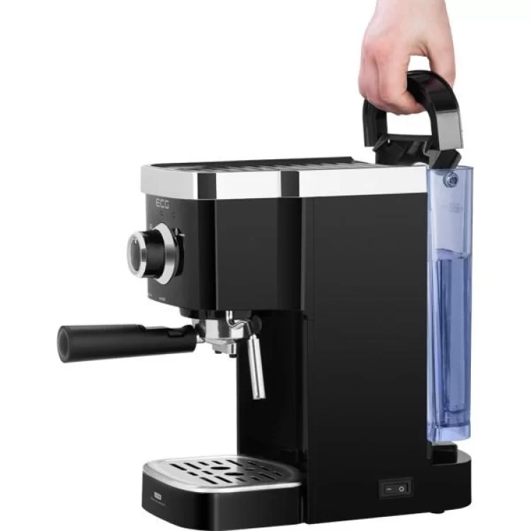 Рожковая кофеварка эспрессо ECG ESP 20301 Black (ESP20301 Black) - фото 11