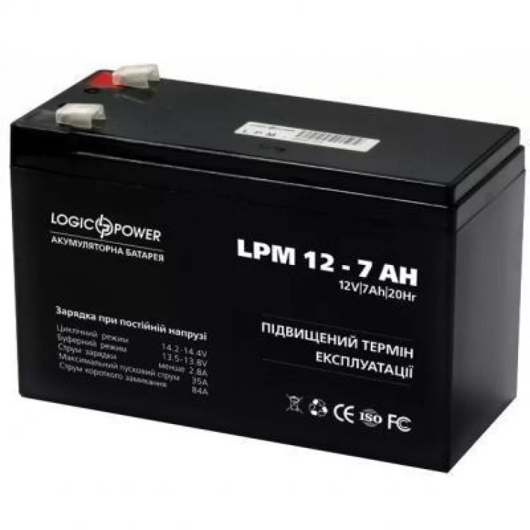 в продажу Батарея до ДБЖ LogicPower LPM 12В 7 Ач (3862) - фото 3