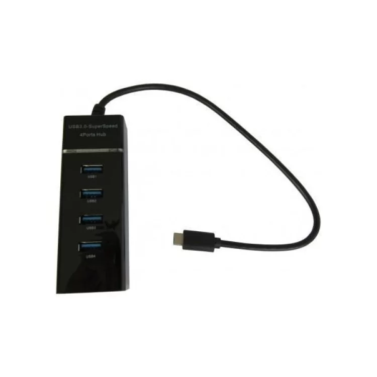 Концентратор Maiwo USB Type-C to 4х USB3.0 cable 29 cm (KH303) ціна 472грн - фотографія 2