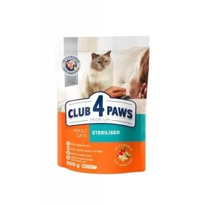 Сухой корм для кошек Club 4 Paws Премиум. Для стерилизованных 300 г (4820083909252)