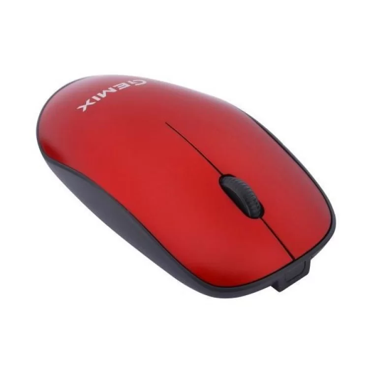 Мишка Gemix GM195 Wireless Red (GM195Rd) ціна 254грн - фотографія 2