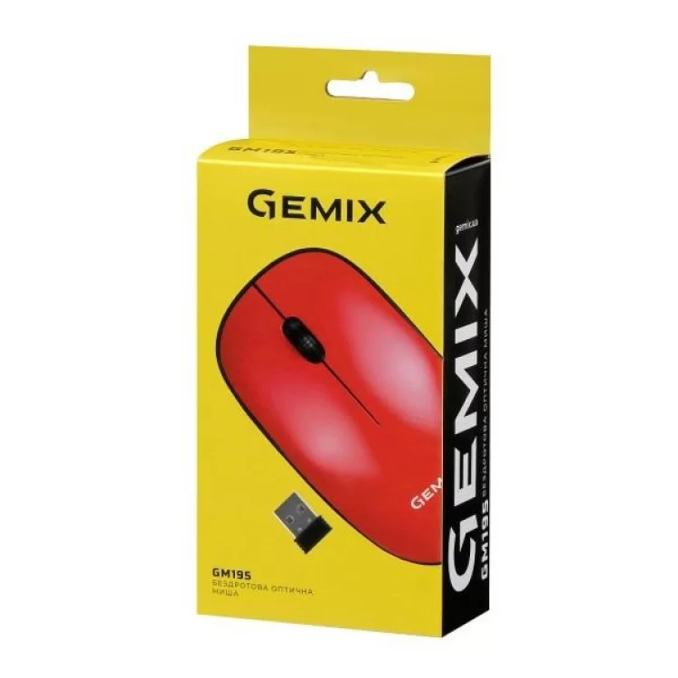 Мишка Gemix GM195 Wireless Red (GM195Rd) відгуки - зображення 5