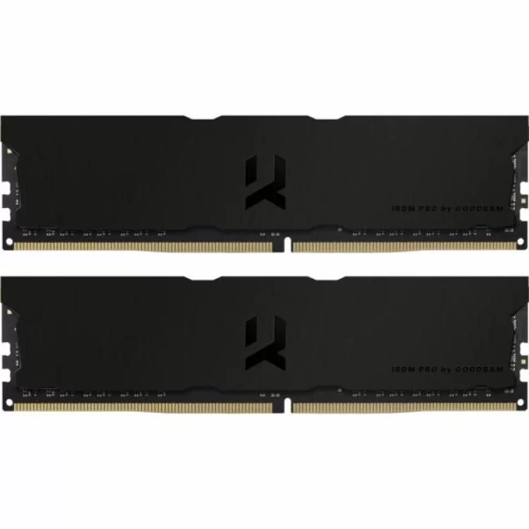 Модуль памяти для компьютера DDR4 16GB (2x8GB) 3600 MHz Iridium Pro Deep Black Goodram (IRP-K3600D4V64L18S/16GDC)