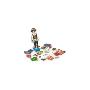 Игровой набор Viga Toys Гардероб мальчика на магнитах (50021)