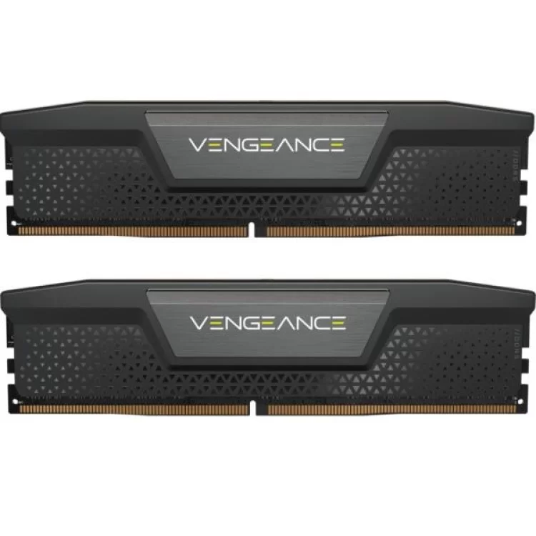 Модуль пам'яті для комп'ютера DDR5 64GB (2x32GB) 5600 MHz Vengeance Black Corsair (CMK64GX5M2B5600C40)