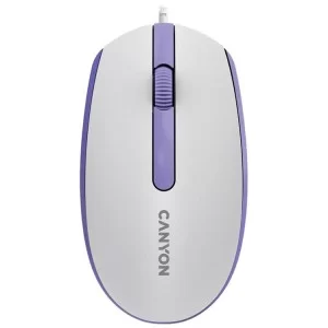 Мишка Canyon M-10 USB White Lavender (CNE-CMS10WL)
