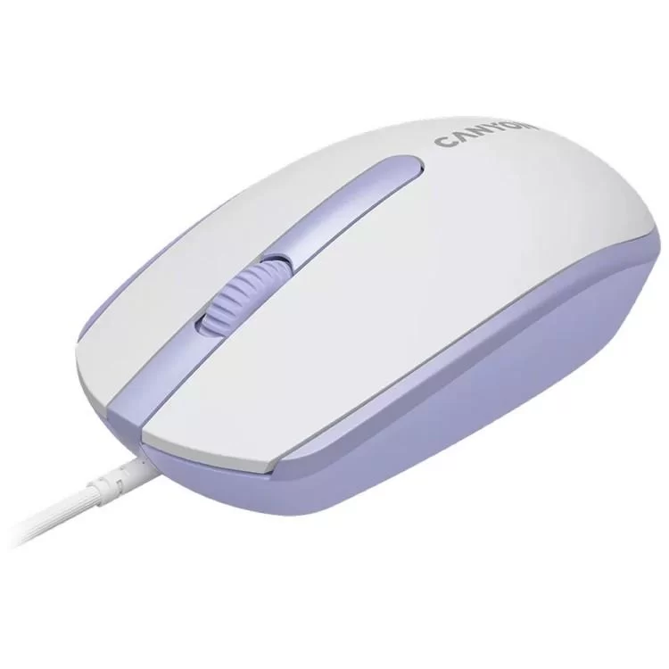 Мышка Canyon M-10 USB White Lavender (CNE-CMS10WL) цена 286грн - фотография 2