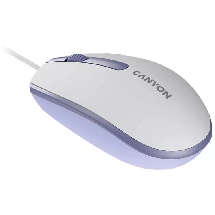 в продажу Мишка Canyon M-10 USB White Lavender (CNE-CMS10WL) - фото 3